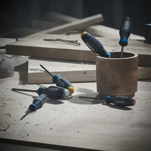 Pack destornilladores Erbauer 6 uds