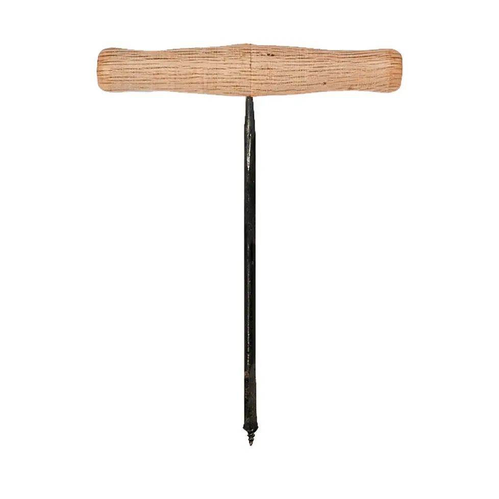 Barrena puño mango madera 1.1/2lineas diam.3 Wuto