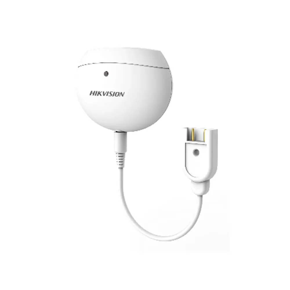 Detector Inalámbrico de Fuga de Agua Hikvision DS-PD1-WL-W para Uso en Interiores