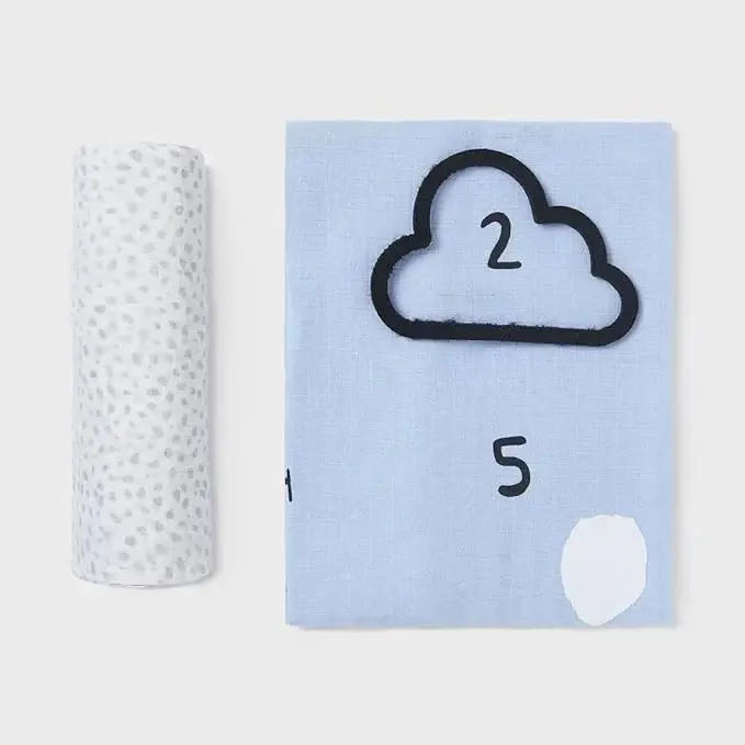 Set 2 gasas con medidor MAYORAL bebé Color Light Cobalto