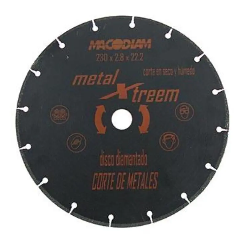 Disco xtreem 230x2,8mm. Metálico Macodiam