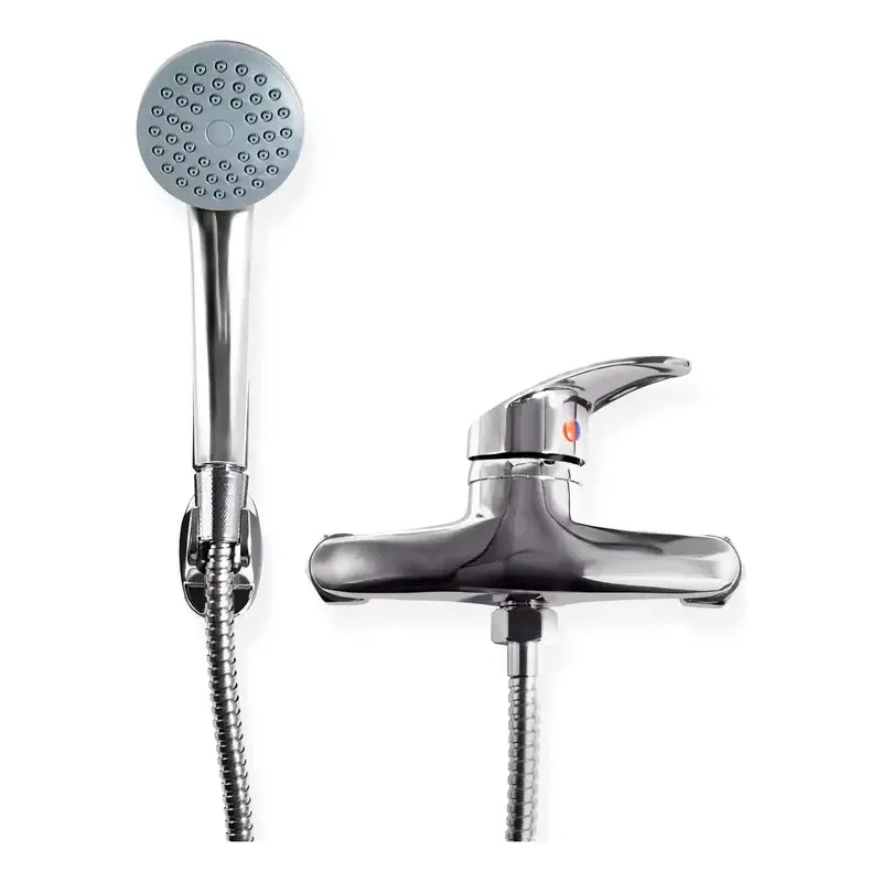 Monocomando Para Ducha Baño Duchero Telefono + Extensible para Baño Completo