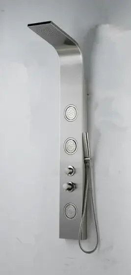 Panel De Ducha Acero Inoxidable 140X16cm - Aqualia Coslada