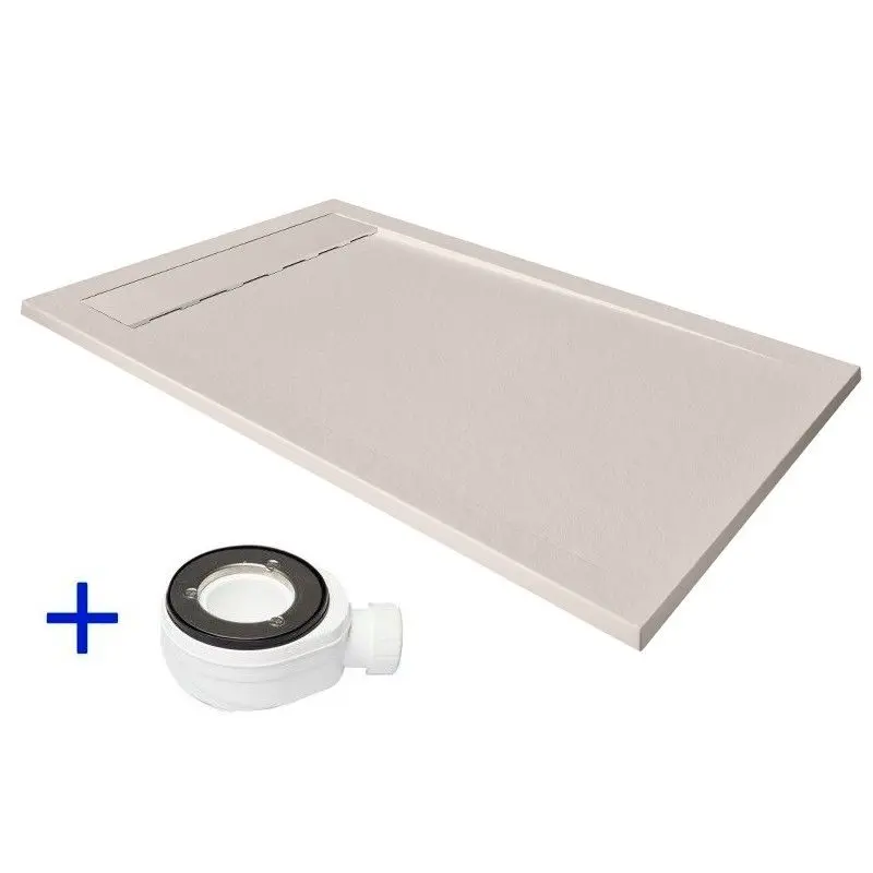 Portarrollos de Baño Plato de ducha de resina 150x90 preferente ambiente crema ral 9001 90x150