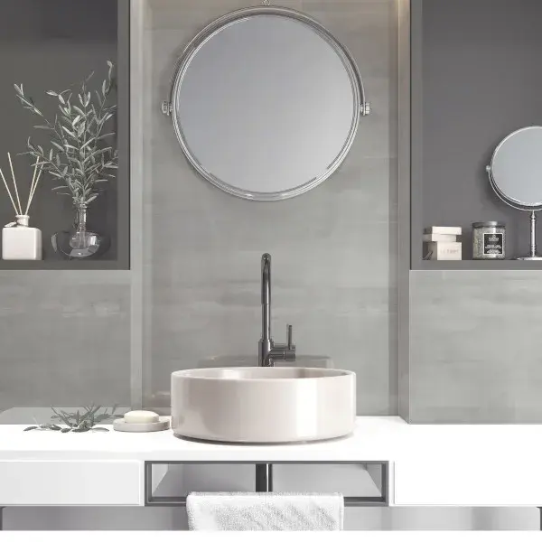 Pavimento porcelánico Kofrage gris 30 x 60 cm goodhome