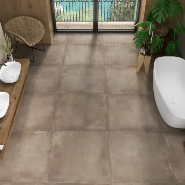 Pavimento porcelánico lecco mocca 30 x 60 cm