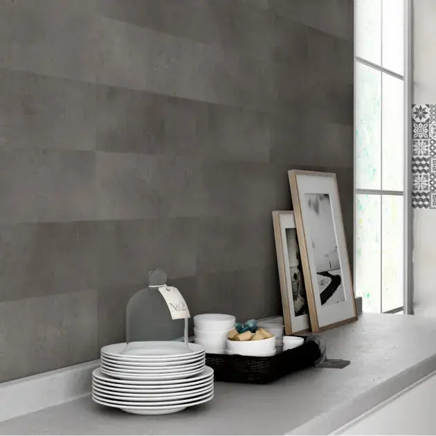 Azulejo cerámico Koncrete gris 20 x 50 cm colours