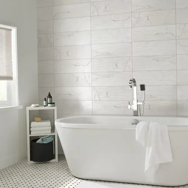 Azulejo elegance marble statuario 20x60 cm