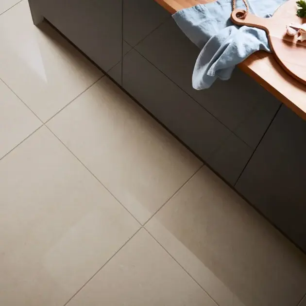 Pavimento porcelánico pulido modenia beige 60 x 60 cm colours