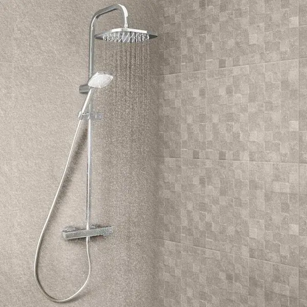 Pavimento porcelánico Quartzite beige 37,5x75 cm goodhome