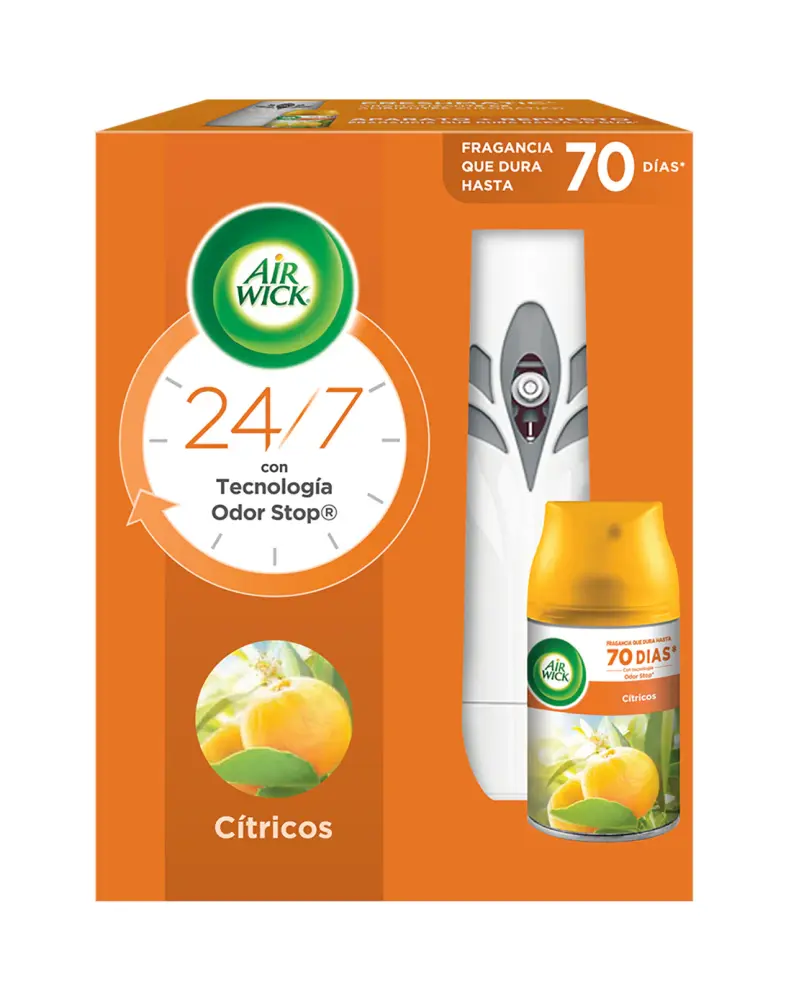 Airwick Freshmatic Full Aparato Citrico 1kit con Control Inteligente