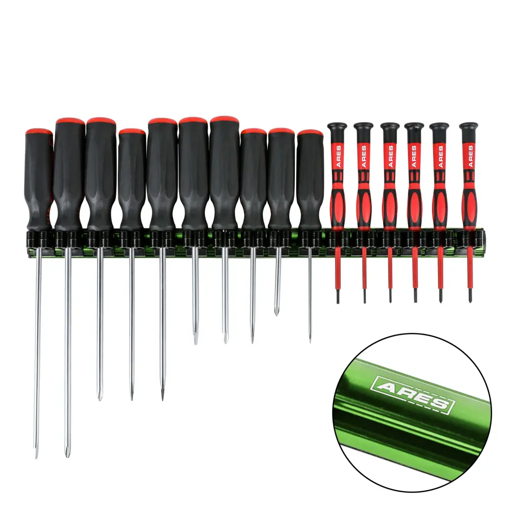 ARES 62028 - Portaherramientas mecánico verde de 16,5 pulgadas