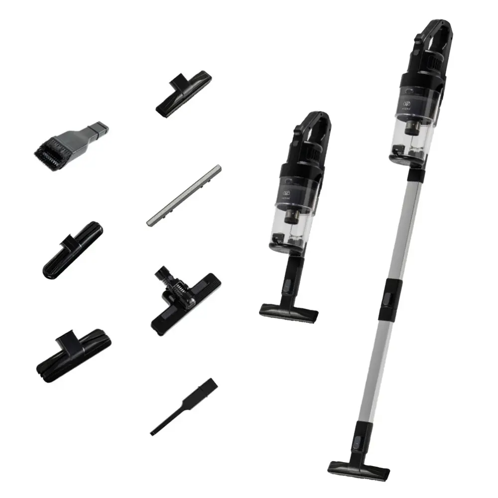 Aspiradora 3 en 1 inalámbrica 130 W + 6 cepillos para Uso Intensivo