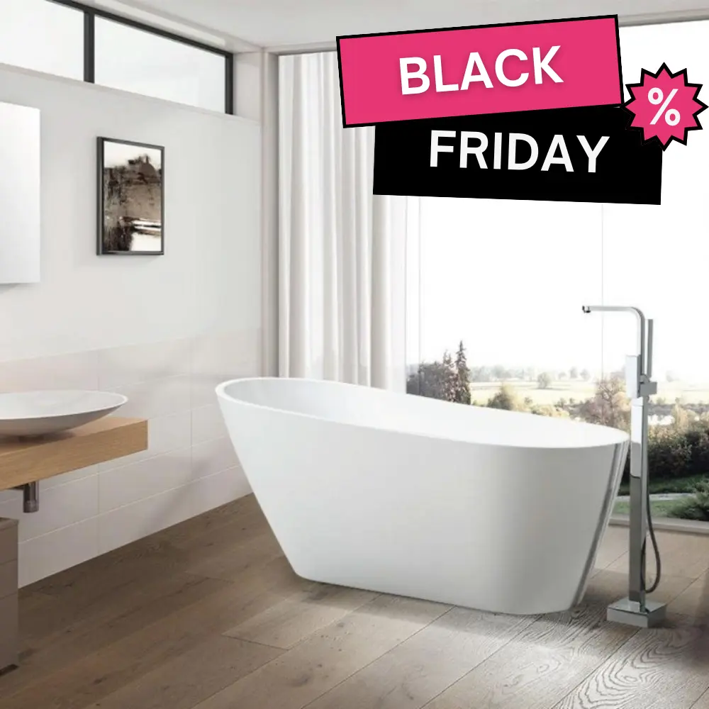 Bañera exenta oprah 140 cm con Certificación CE