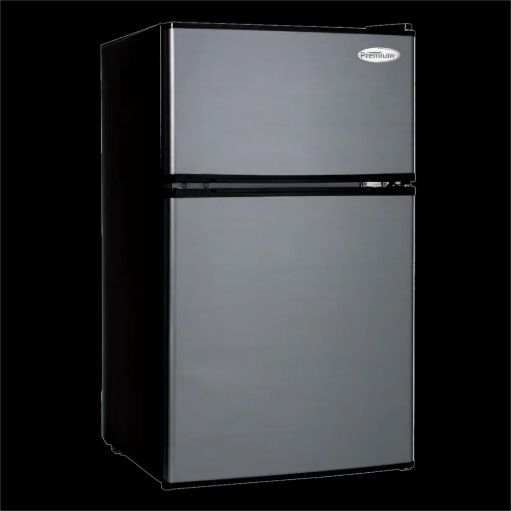 Certificado +++ Refrigerador compacto Exclusivo de acero inoxidable de 18,5" y 3,1 pies cúbicos