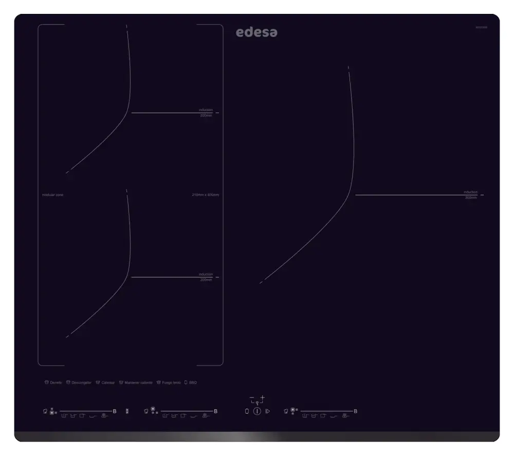 Certificado +++ Vitro Induccion Edesa EIM 6331 HT BQ