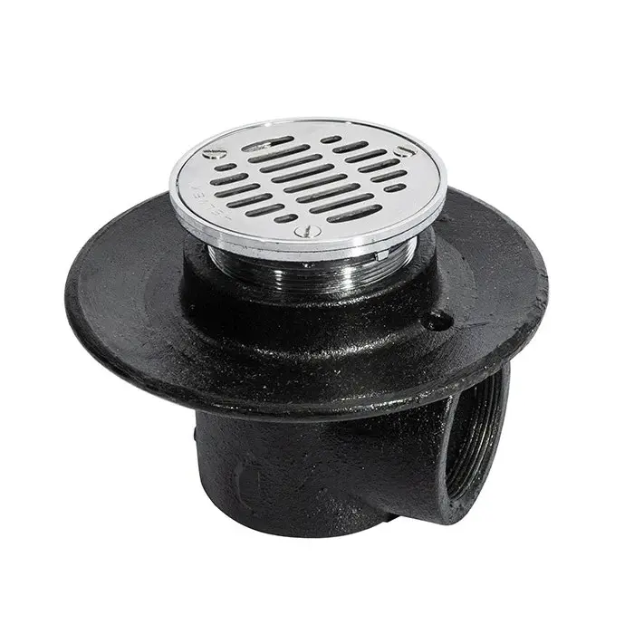 COLADERA CORTA DE UNA BOCA LATERAL DE REJILLA REDONDA REMOVIBLE 22