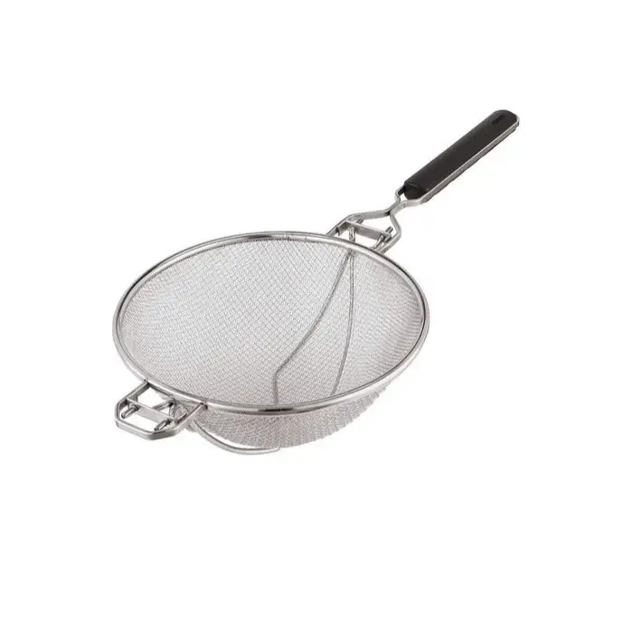 Colador Doble Malla Reforzado 24 Cm Set de 2 Piezas