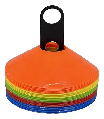 Conos Entrenamiento Coordinación 19cms + Soporte con Filtro de Carbón Activado