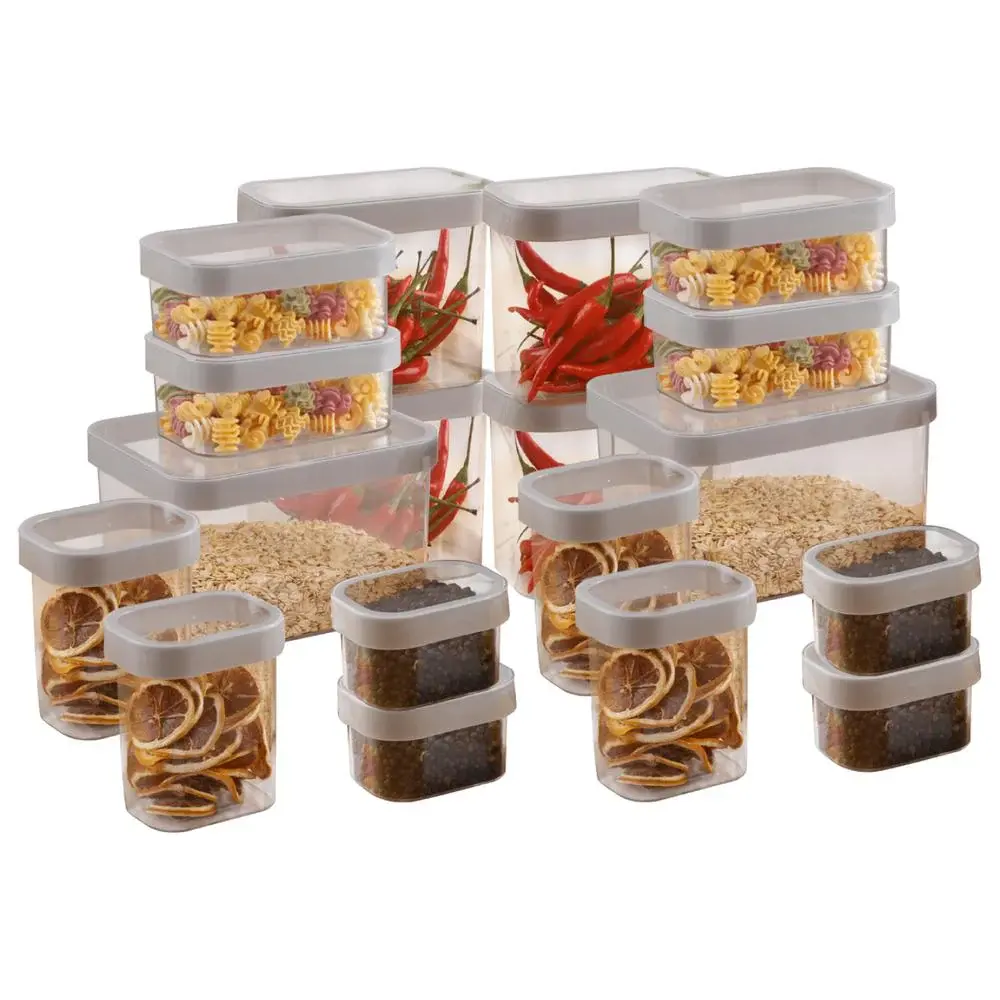 Contenedores Hermeticos Plastico Conservar Alimentos 18pzas