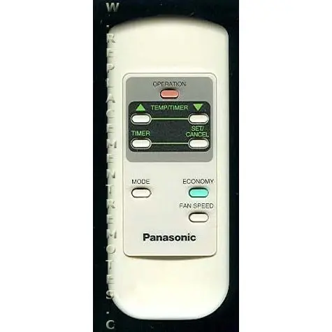 Control remoto del aire acondicionado Panasonic A7502062 Eficiencia Energética ++