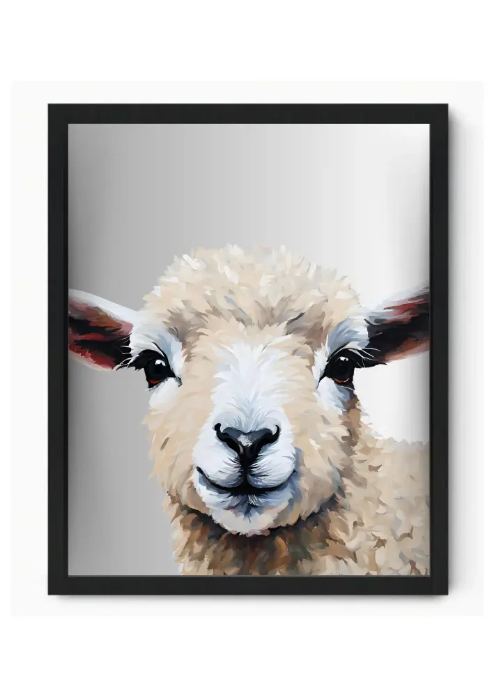 Cordero - Cuadro Decorativo 11.7"x16.5" con Certificación CE