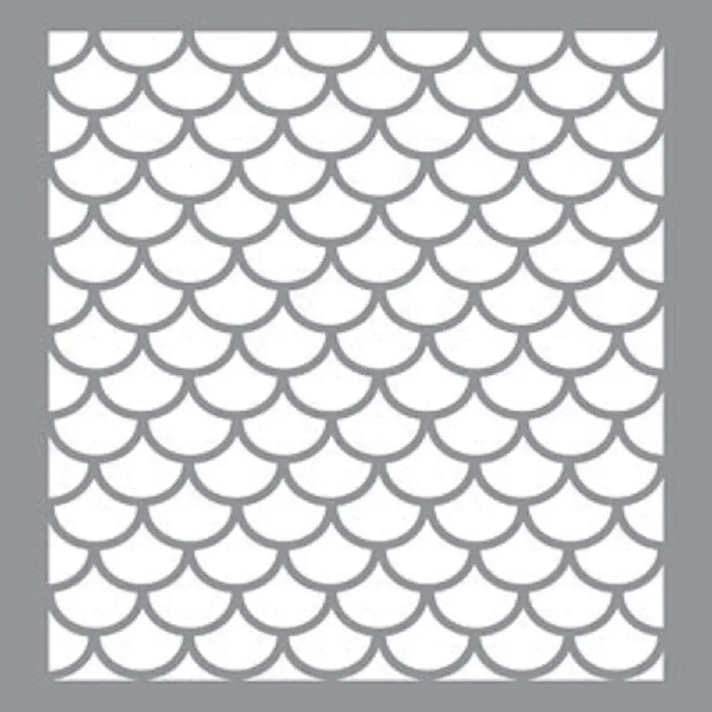 DecoArt plantilla 30,5x30,5 ads19 escamas simetricas
