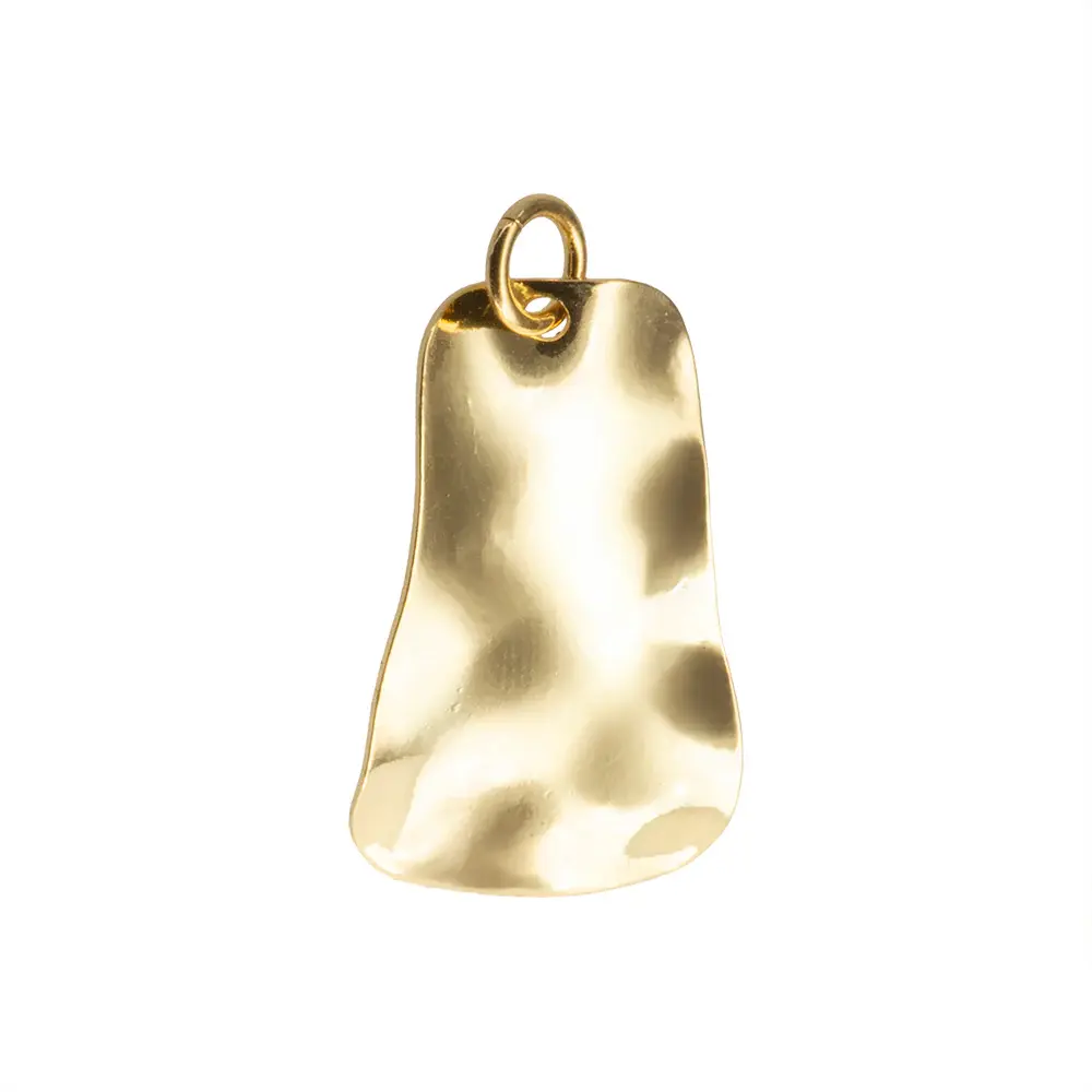 Dije Forma Orgánica 23x14.7mm Dorado