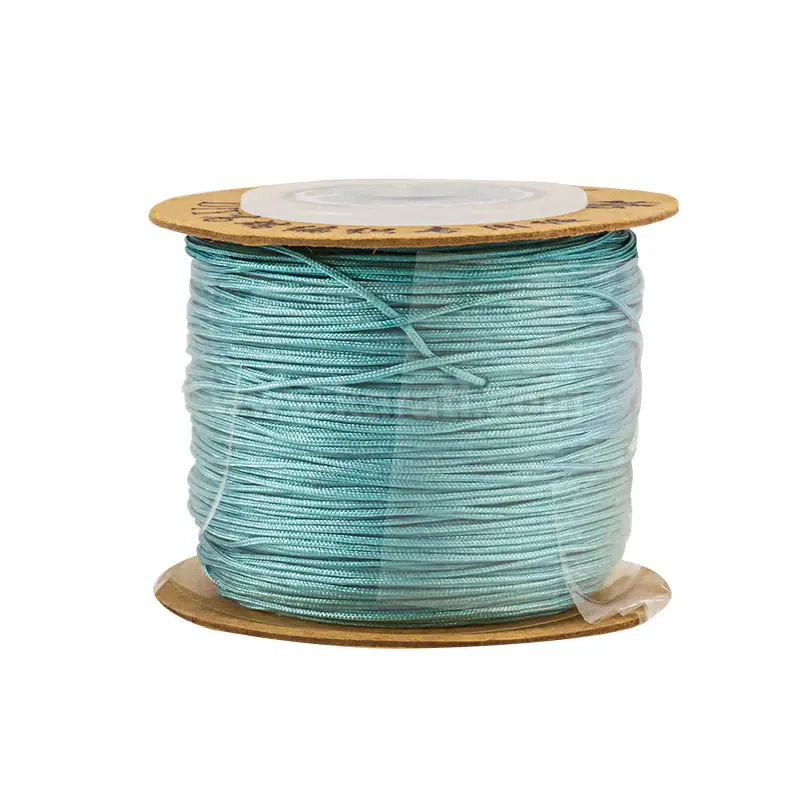 Hilo Poliester Redondo .6mm Turquesa Fácil de Limpiar