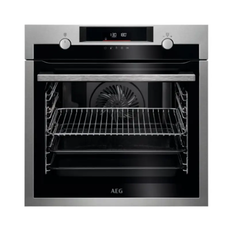 Horno AEG bpe555360m inox pirólisis vapor Eficiencia Energética ++