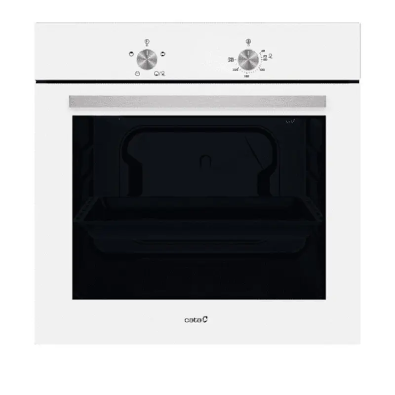 Horno convencional cata ses 6004 wh blanco en Acero Inoxidable