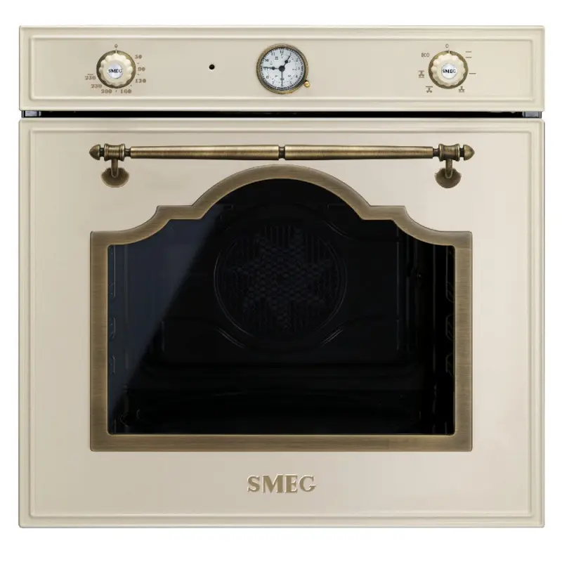 Horno smeg sf700po crema rústico para Uso Doméstico Intensivo