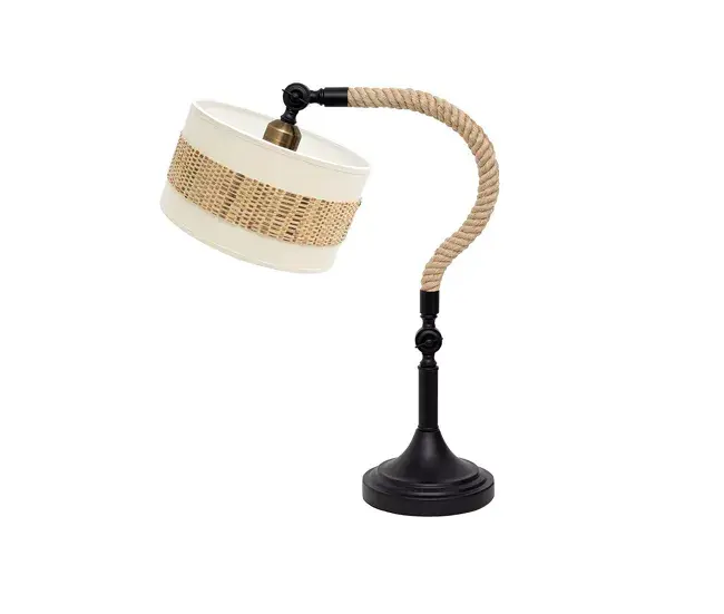 lampara sobremesa metálico color negro serie nicaragua 18cm