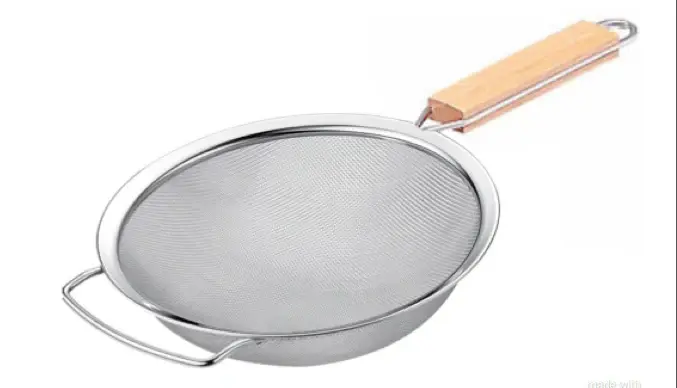 Lavadora de Carga Frontal Colador malla fina inoxidable #12460