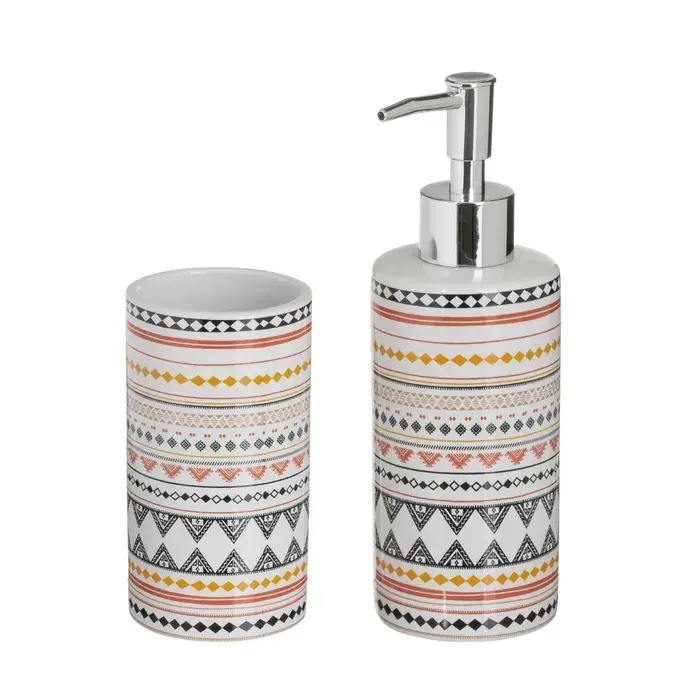 Lavadora de Carga Frontal Set baño incas cerámica 6,50 x 6,50 x 19 cm