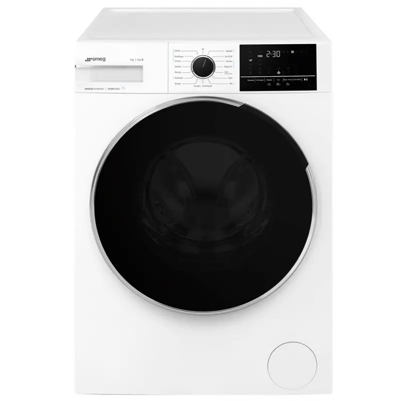 Lavadora smeg wnp94sebes blanco 9kg 1400 b vapor Eficiencia Energética ++