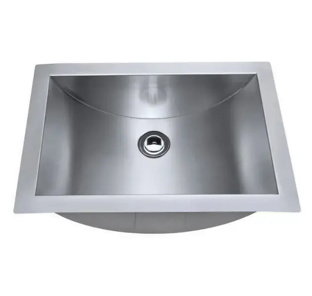 Lavamanos Bajo Mesa 21X15X5.25cm Acero Inoxidable - Aqualia Agonis con Temporizador Digital