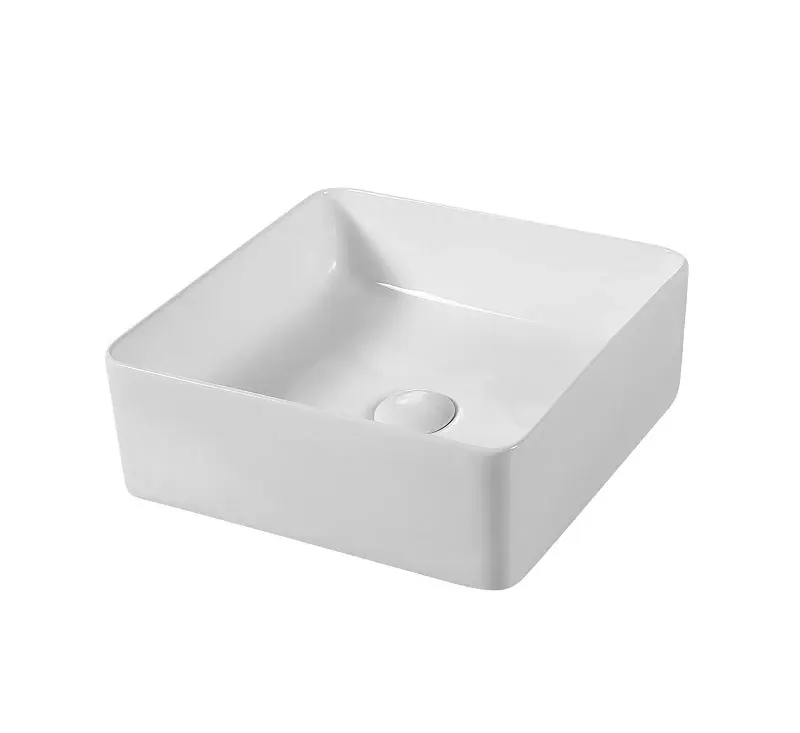 Lavamanos De Sobreponer Cuadrado 36.5X36.5X13.5cm - Aqualia Cardo