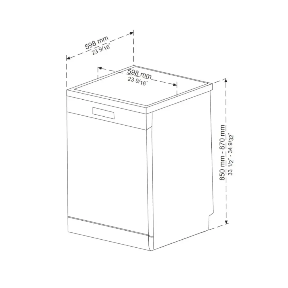 Lavavajilas Aspes AJ14600BD 14 cubiertos 8 programas B blanco 60 cm