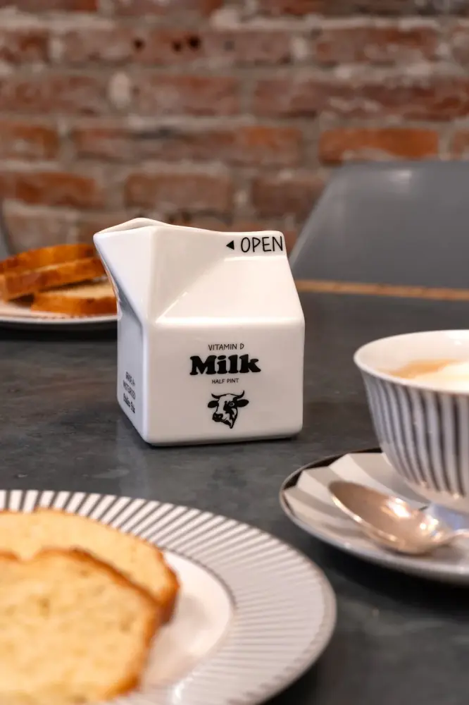 Lechera Brick de Cerámica Blanca CO con Temporizador Digital