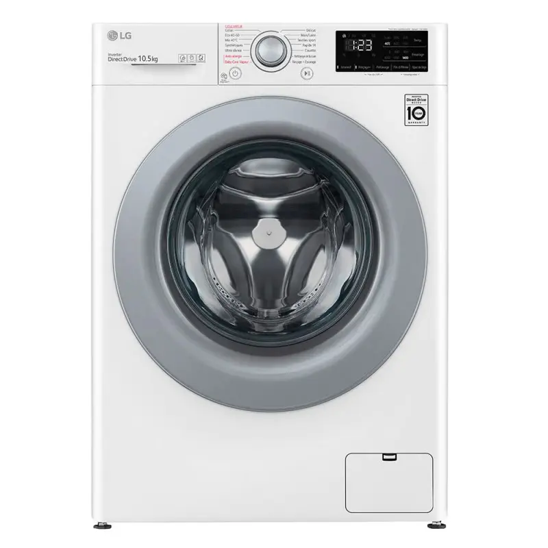 Licuadora de Alta Potencia Lavadora lg f4wv301s4wa blanco 10,5kg 1400 vapor