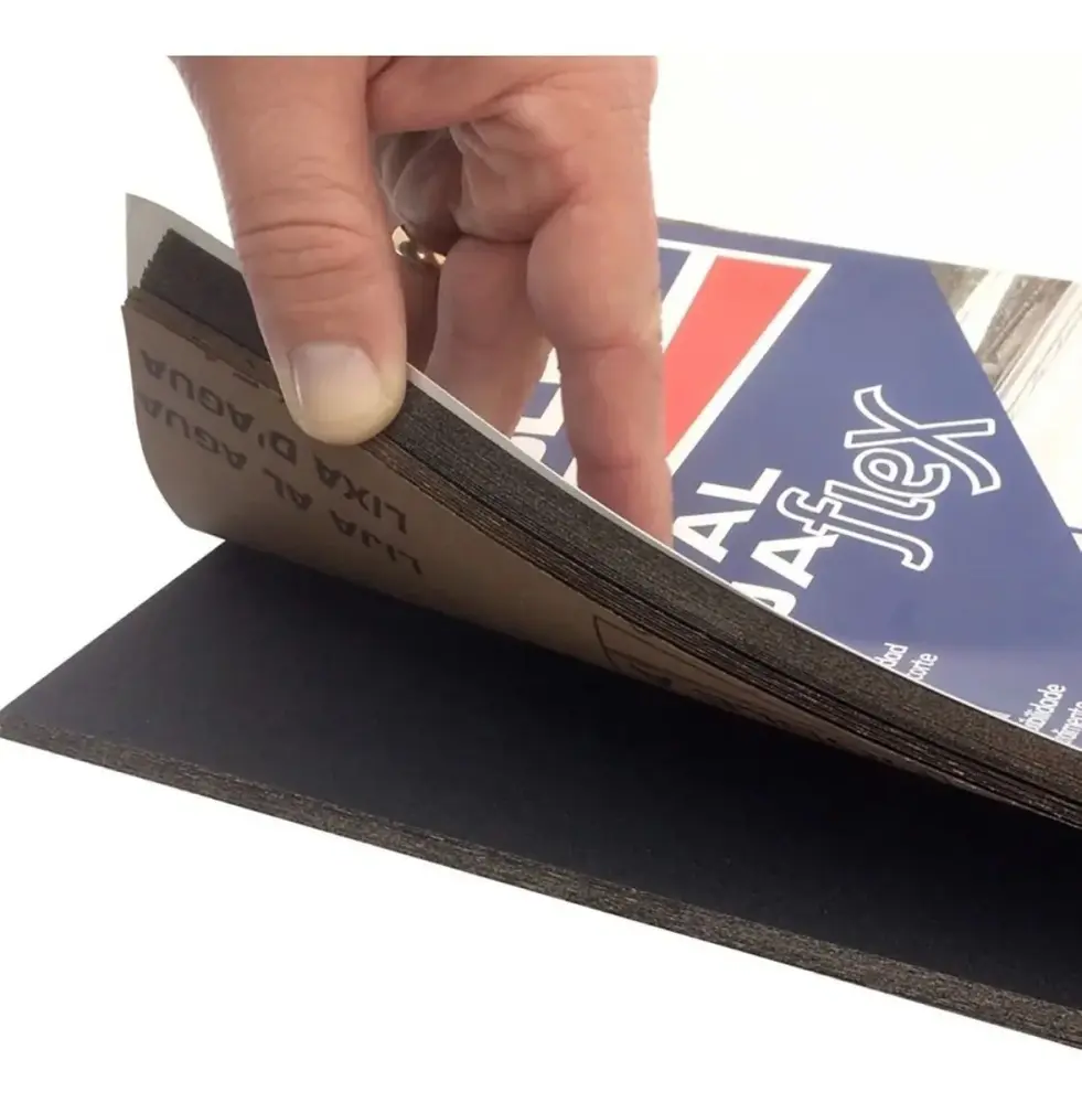 Lija al agua DOBLE - Grano 40 en Acero Inoxidable