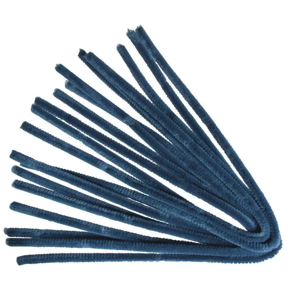 Limpiapipas chenilla 50cm azul medio 5210609