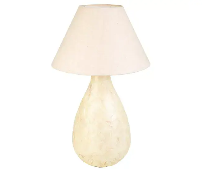 Lámpara de mesa Alexandra House Living Crema Hierro 33 x 60 x 33 cm con Control Inteligente