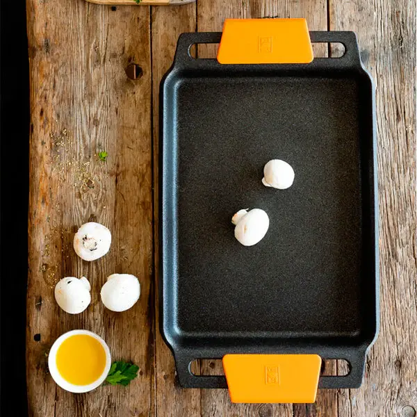 Parrilla lisa antiadherente Productivo Plus BRA con 5 ños de Garantí