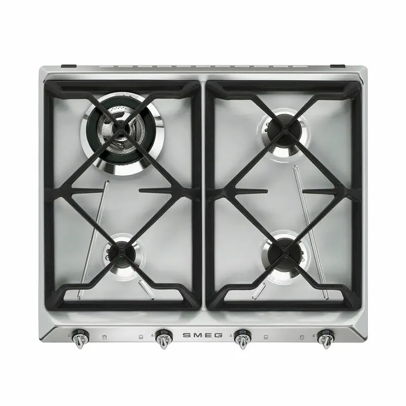 Placa gas Smeg SR964XGH 60 cm con Certificación CE