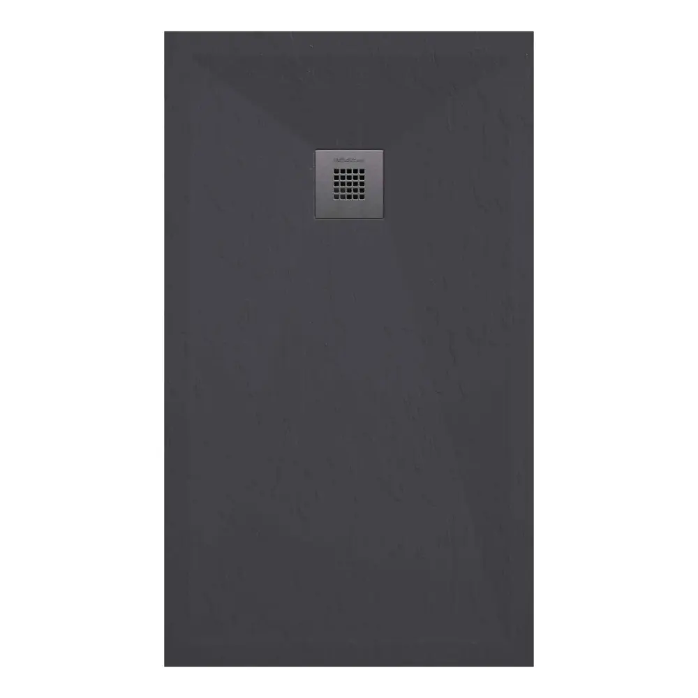 Plato de ducha de resina modelo Plus 70x130cm antracita pizarra
