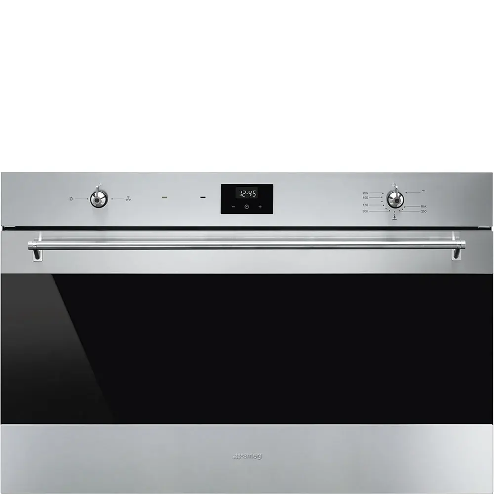 Premium Silencioso Horno de gas 90x60cm Display LED