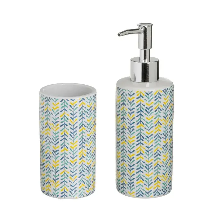 Refrigerador de Dos Puertas Set baño ways cerámica 6,50 x 6,50 x 19 cm