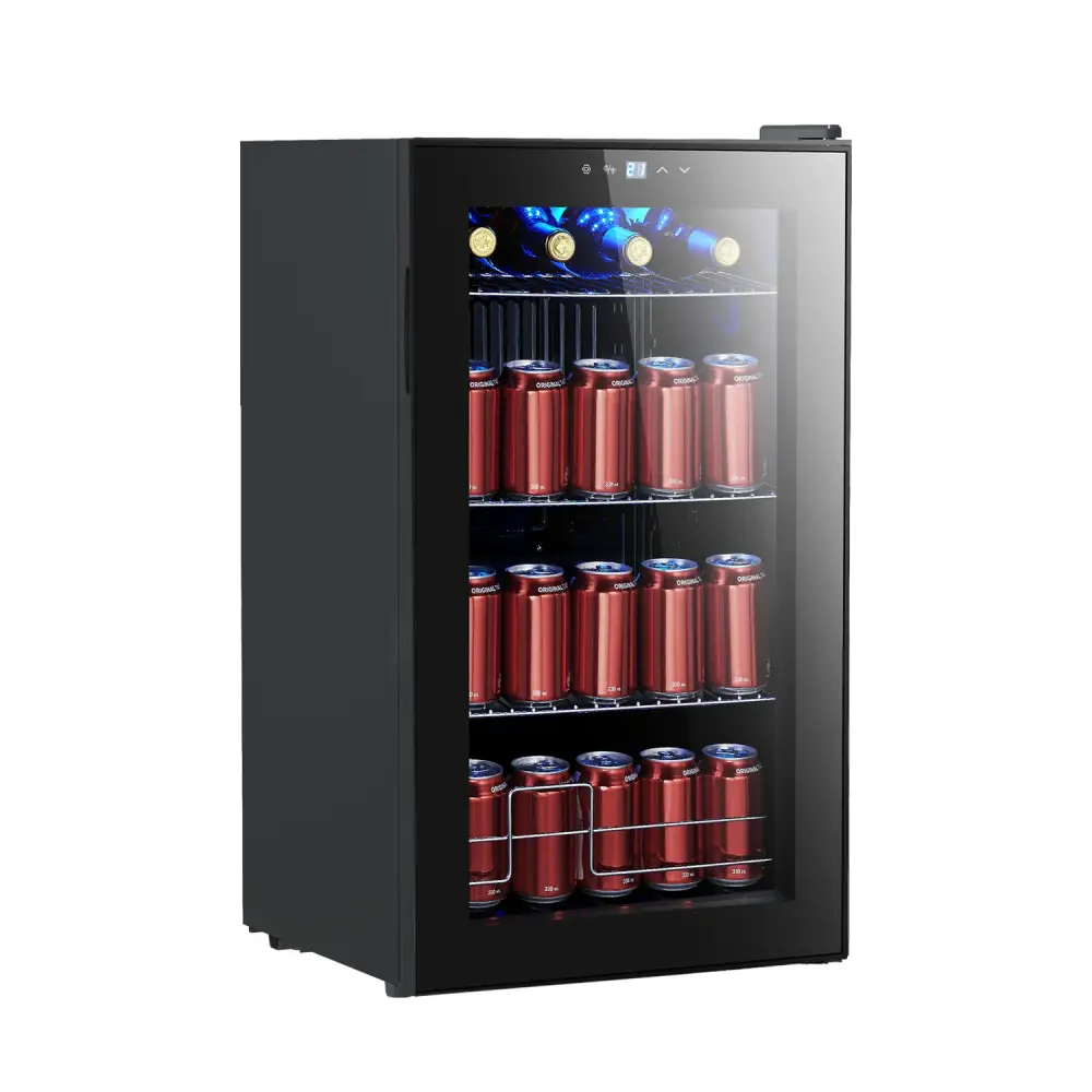 Refrigerador enfriador de bebidas 75 latas Capacidad 63L Set de 2 Piezas